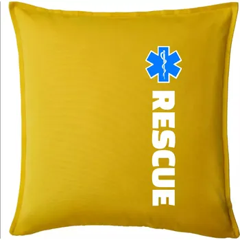 Polštář Rescue - pro záchranáře - Polštář 50x50 - 50x50 - Pouze potah ( Žlutá )