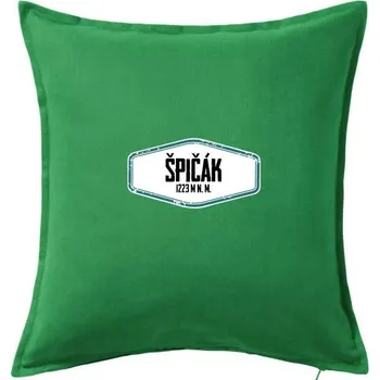 Polštář Hora Špičák - Polštář 50x50 - 50x50 - Pouze potah ( Středně zelená )