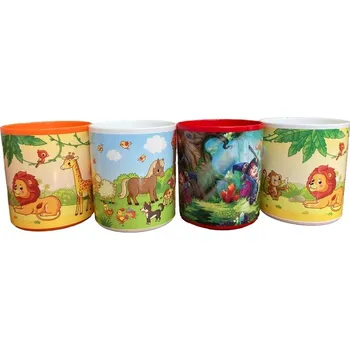 Tvar Hrnek plastový 250ml, čarodějky,džungle, mix barev