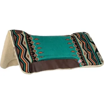 Westernová podsedlová deka POOLS turquoise/orange