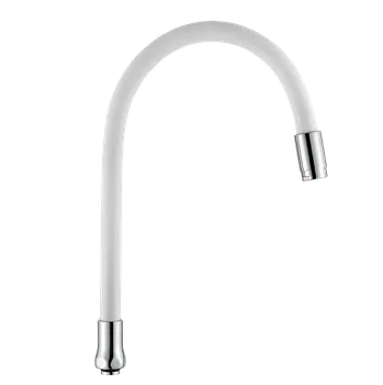 Vodovodní baterie Kuchinox Elastická výtoková trubice pro stojánkovou dřezovou baterii ELZA bílá chrom