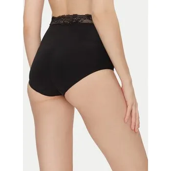 Kalhotky Ysabel Mora Klasické kalhotky s vysokým pasem 19061 Černá XL