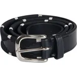 Pásek EQUESTRO Embroidery černý 85cm