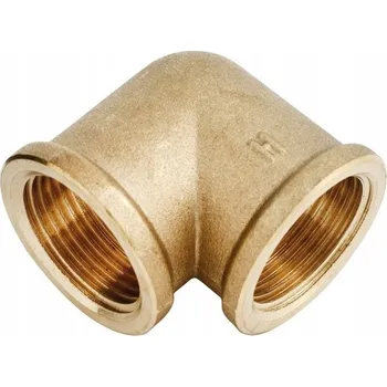 Fitinka Aqbau mosazné koleno s převlečnou maticí – převlečná matice 1/2" pro vodovodní a topné systémy