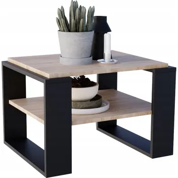 Konferenční stolek Stylový stolek Kaja moderní obývací pokoj dub sonoma