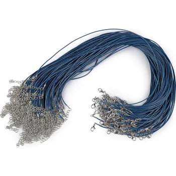 Splétaná šňůrka s karabinkou délka 45 cm