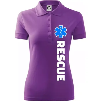 Rescue - pro záchranáře - Polokošile dámská Pique Polo - 2XL ( Fialová )