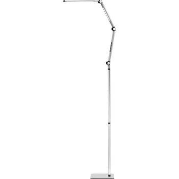 Stojací lampa Kosmetická LED lampa Yoga - 22 W - stříbrná
