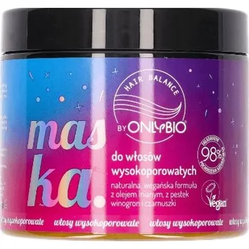 Vlasová regenerace OnlyBio maska na vlasy pro vlasy s vysokou porézností 400 ml