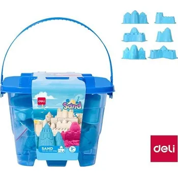 kinetický písek Písek kinetický 500g DELI EY013-BL modrý