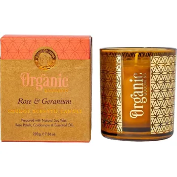 Svíčka Song of India Organic Goodness - Rose & Geranium Song of India