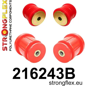 Silentblok nápravy 216243B: Strongflex Sada silentbloků zadního nosníku