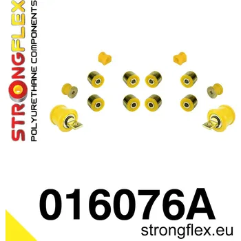 Silentblok nápravy 016076A: Strongflex Sada silentbloků zadního zavěšení varianta SPORT 18mm
