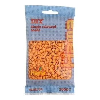 Dětské navlékací korálky Hama® Zažehlovací korálky MIDI medově hnědé 1000ks H207-60