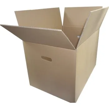 Karton KLOPNOVÁ KRABICE KARTONY NA STĚHOVÁNÍ PRO SKLADOVÁNÍ 600x400x400 10 Ks