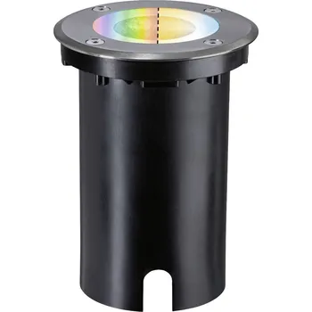 94845 Zigbee 3.0 Floor round Paulmann Home vestavný světlo 4.9 W RGBW železo (kartáčované)