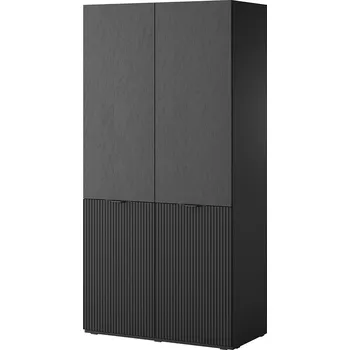 Šatní skříň Skříň Nova 2D grafitově černý NW Sandbox