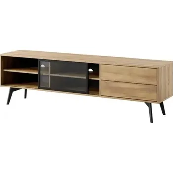 Televizní stolek TV stolek RTV-180 dub barokní zlatý Slide