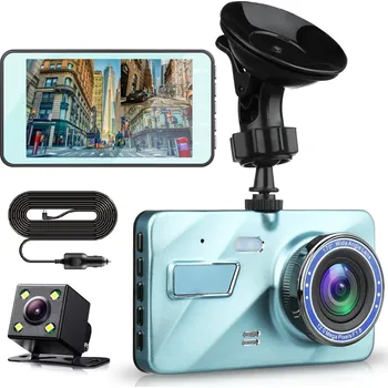 Auto-moto Interlook 1296p autokamera s couvací kamerou a 4" dotykovou obrazovkou - G-senzor, WDR, parkování, 2 kamery | 2v1 autokamera s dotykovou obrazovkou a couváním - 1296p, G-senzor, WDR, smyčkové nahrávání | PZ-V12-Dual