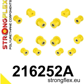 Silentblok nápravy 216252A: Strongflex Sada silentbloků zadního zavěšení varianta SPORT 20mm