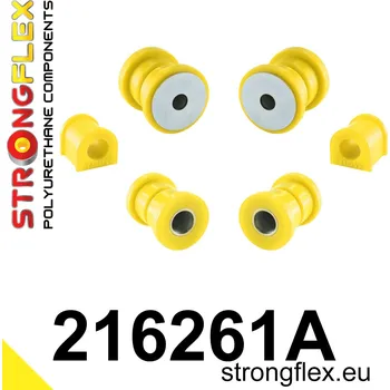 Silentblok nápravy 216261A: Strongflex Sada silentbloků předního zavěšení varianta SPORT 18mm