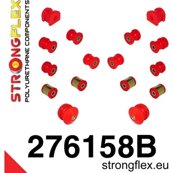 Silentblok nápravy 276158B: Strongflex Sada silentbloků zadního zavěšení 20mm