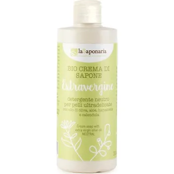 Koupelová pěna laSaponaria Sprchový gel s extra panenským olivovým olejem BIO (200 ml)