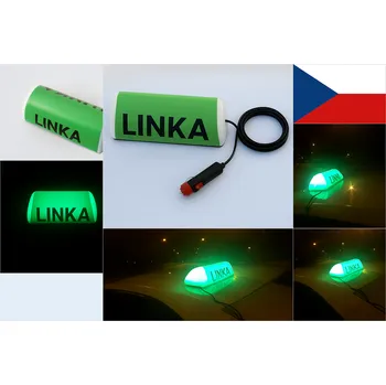 Svítilna Avantime Transparent LINKA , magnetický , LED - zelená , 12.V s vypínačem ON/OFF