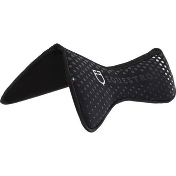 Tlumící dečka pod sedlo EQUESTRO Memory Silicone Grip černá