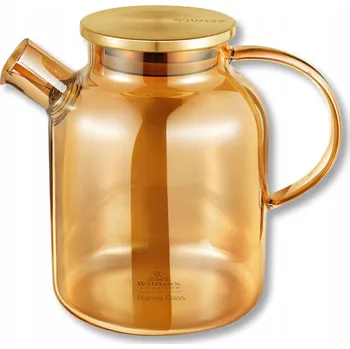 Konvice na čaj Konvice na čaj z varného skla Wilmax 1,6 l Zlatá barva