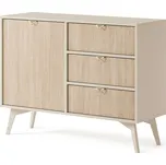 Komoda KSZD106 Forest béžový písek / skandinávský smrk