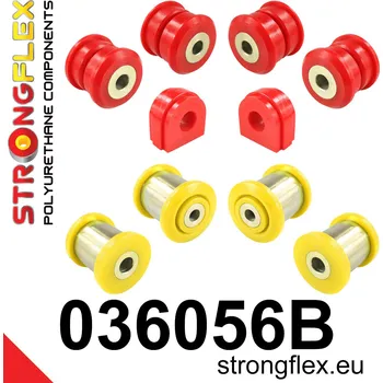 Silentblok nápravy 036056B: Strongflex Sada silentbloků zadního zavěšení 031995 - 22,5mm