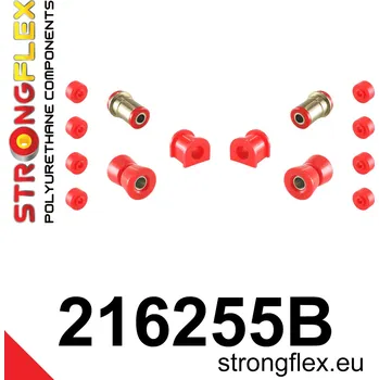 Silentblok nápravy 216255B: Strongflex Sada silentbloků předního zavěšení 21mm
