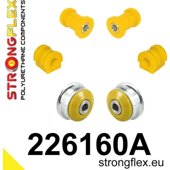 Silentblok nápravy 226160A: Strongflex Sada silentbloků předního zavěšení varianta SPORT Custom