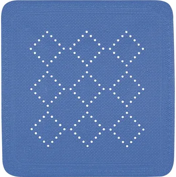 Spirella Protiskluzová podložka do sprchy ALASKA, modrá, 55 x 55 cm