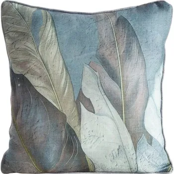 Povlečení Povlak na polštář LEN 38 zelený / hnědý