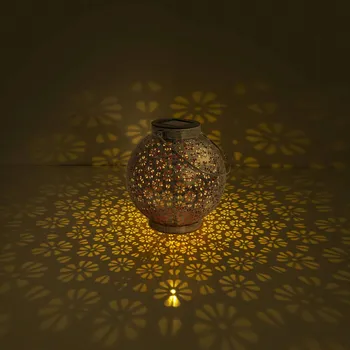 Venkovní osvětlení Näve LED solární lampa 52854, stříbrná, kov, 20 cm, IP44, sada 2 ks 1 x 0,02 W LED - Doprava zdarma