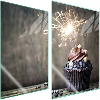 Obraz Skleněná ochranná deska na sporák 2x35x52 Dezert