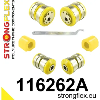 Silentblok nápravy 116262A: Strongflex Sada silentbloků předního zavěšení varianta SPORT Custom