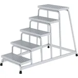 Schůdky z hliníku, pětistupňové, protiskluzový povrch R 13