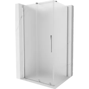 Mexen Velar posuvná sprchová kabina 110 x 80 cm, matné sklo, chrom - 871-110-080-31-01 Sprchové kouty