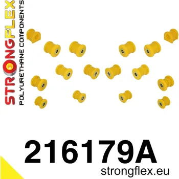 Silentblok nápravy 216179A: Strongflex Sada silentbloků zadního zavěšení varianta SPORT 20mm 211634 46mm 40,5mm