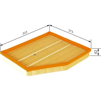 Vzduchový filtr Vzduchový filtr BOSCH 1 457 433 101