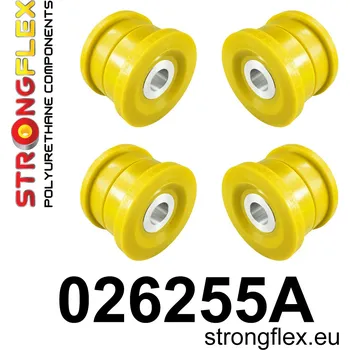 Silentblok nápravy 026255A: Strongflex Sada silentbloků zadního nosníku varianta SPORT