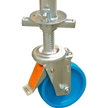 Dílenský stůl Sada koleček pro pracovní lešení, Ø 150 mm, výškově nastavitelné, 4 ks