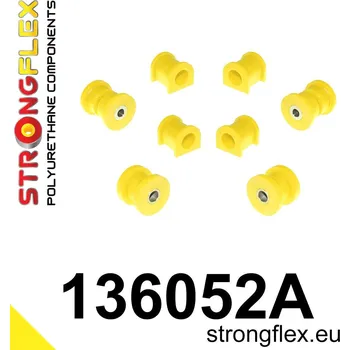 Silentblok nápravy 136052A: Strongflex Sada silentbloků předního zavěšení varianta SPORT 21mm 34mm