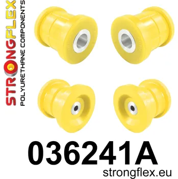 Silentblok nápravy 036241A: Strongflex Sada silentbloků zadního nosníku varianta SPORT