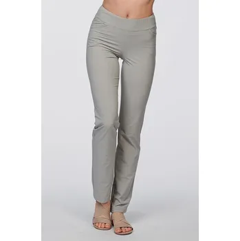 Dámské kalhoty Funkční úzké letní béžové dámské kalhoty 377 sil délka normální velikost S