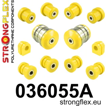 Silentblok nápravy 036055A: Strongflex Sada silentbloků předního zavěšení varianta SPORT Custom +