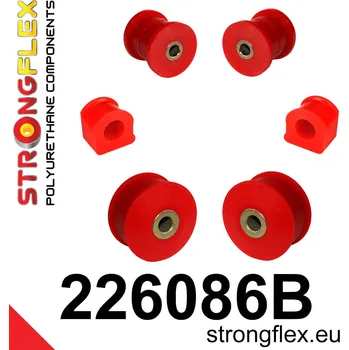 Silentblok nápravy 226086B: Strongflex Sada silentbloků předního zavěšení 21mm Old type 30mm - 221072